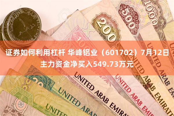 证券如何利用杠杆 华峰铝业（601702）7月12日主力资金净买入549.73万元