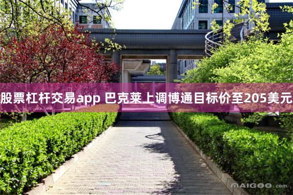 股票杠杆交易app 巴克莱上调博通目标价至205美元